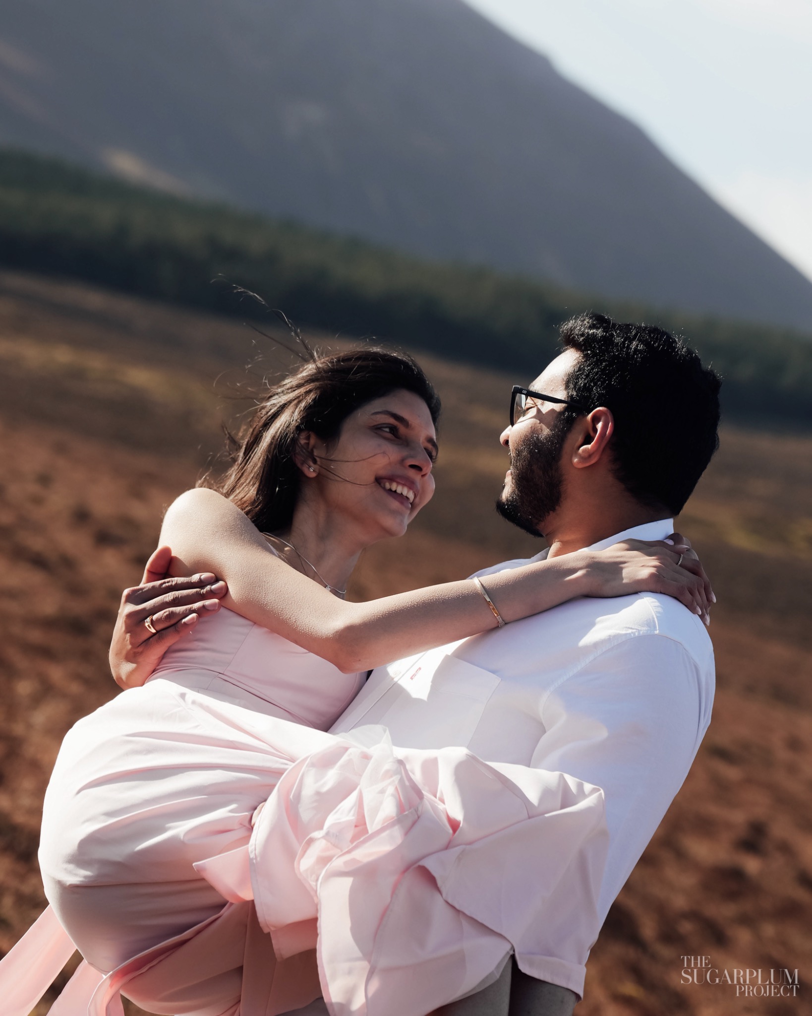 Bhavya and Utsav during their engagement session